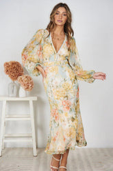 Pamelia Floral Print Dress